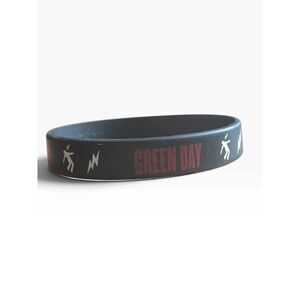 Green Day Silicone Wristband Y2K Vintage Band Bracelet